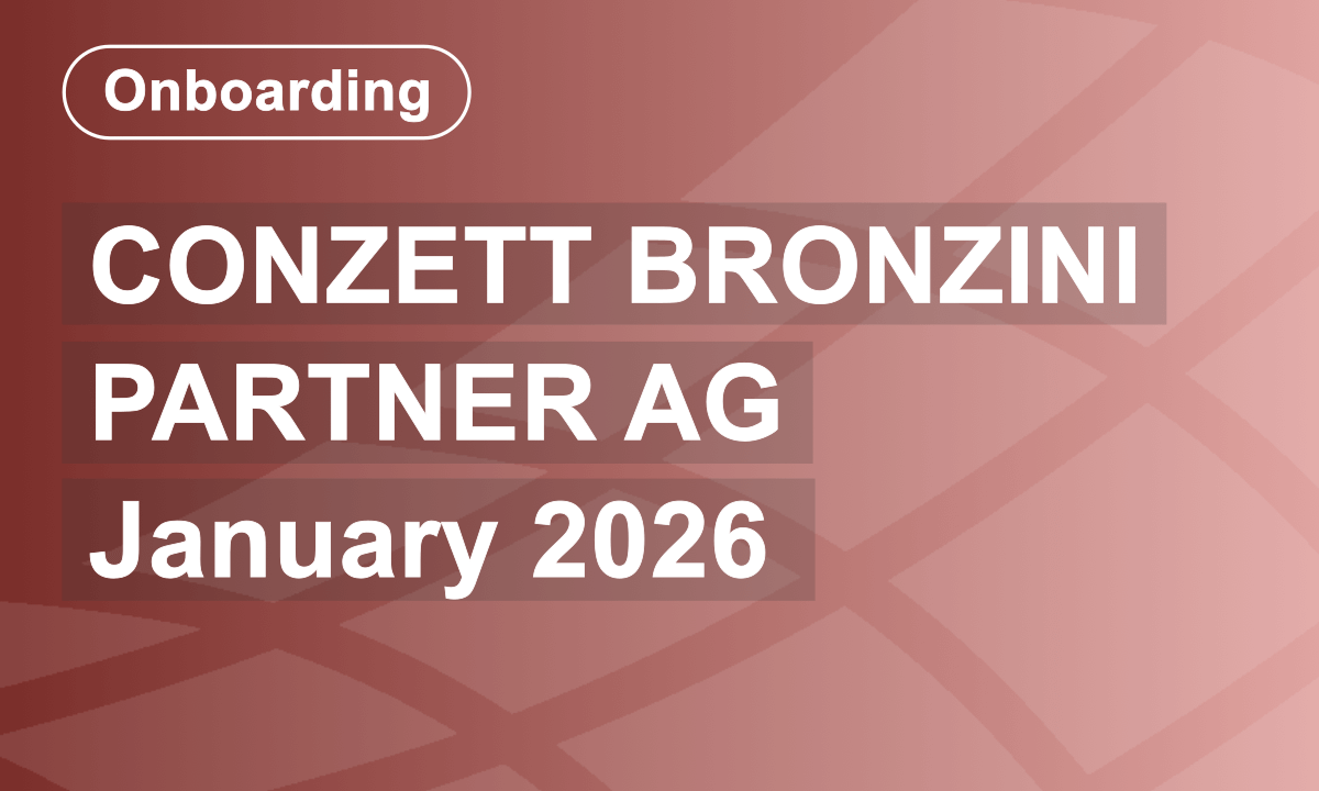 Onboarding 2026 Conzett Bronzini Partner AG Schweiz