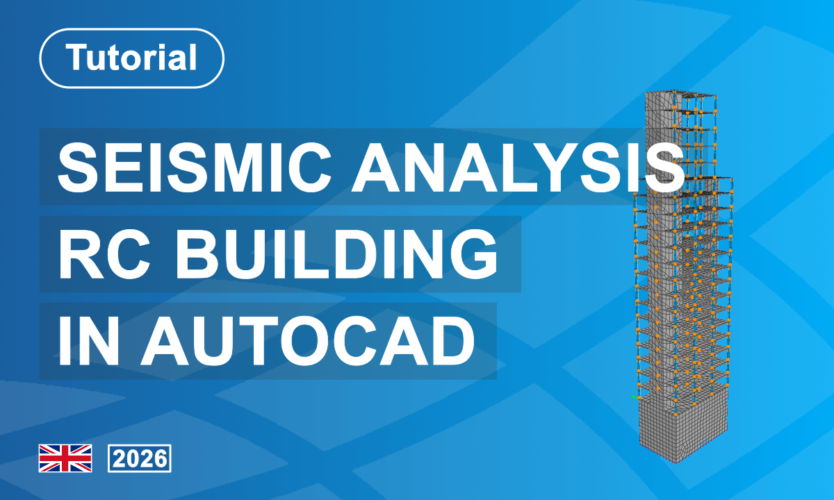 Reinforced Concrete Building Seismic Analysis in AutoCAD